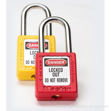 ZC-G101 20mm ABS safety padlock with masterkey